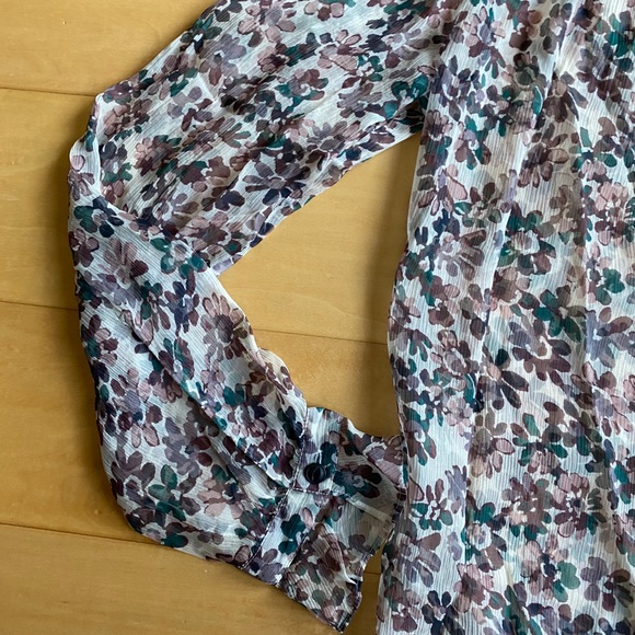 ⭐️HP🎉NWT Rag and Bone Susan Blouse Ivory Floral - Picture 12 of 16